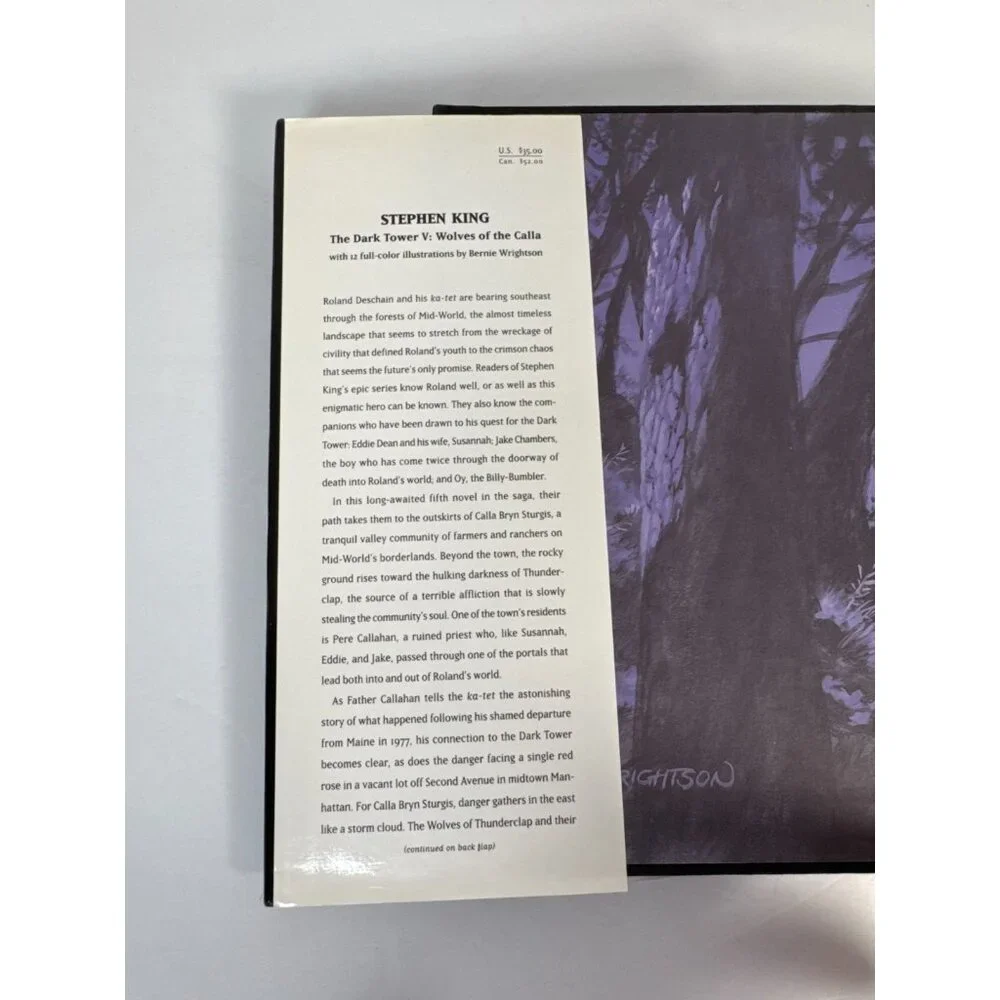Stephen King Wolves of the‎ Calla Dark Tower V HC First Trade Edition 2003